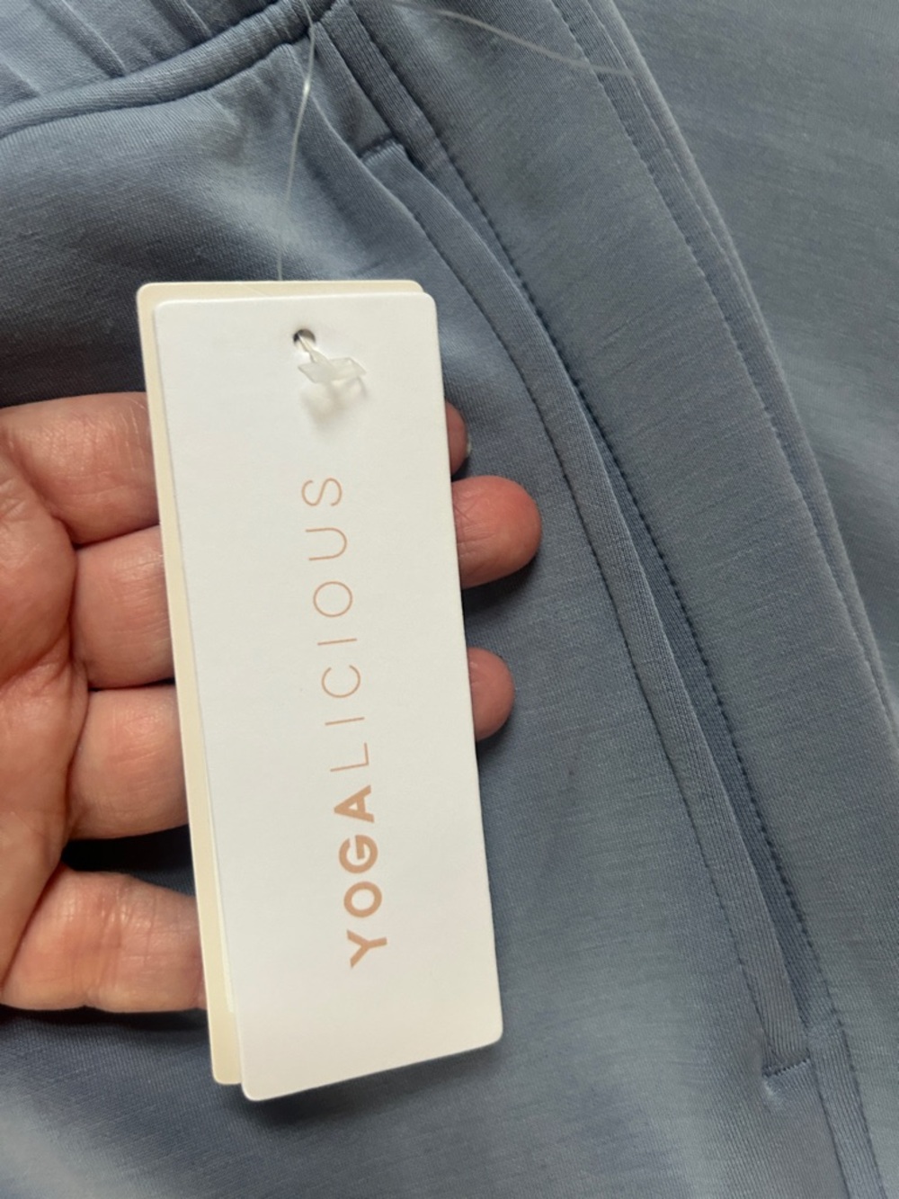 Yogalicious Wash Softlite New Flow Jogger Pants in Cloudmist - Picture 9 of 10
